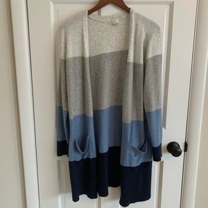 A New Day | knit color-block cardigan sweater